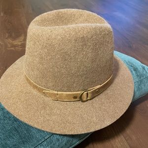 FRYE Harness Tall Crown Wool Fedora Hat